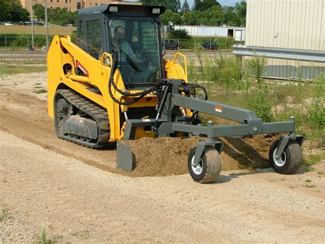 laser grading system for skid steer|grading attachments for skid steer.